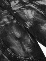 Street Heavy Deconstructed Painted Jeans - Image 8