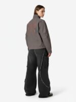 Retro Washed Distressed Deconstructed Patchwork Barrel Jeans - Image 6