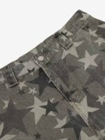 Camouflage Machete RO Star Wide-Leg Jeans - Image 7