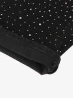 Retro Denim Full Rhinestone Design Baggy Jeans - Image 7