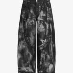 Street Heavy Deconstructed Painted Jeans