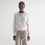 Delen classic crewneck sweater (252 / W / IVORY)
