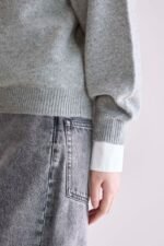 Ameka Crewneck Sweater (252 / W / H. GREY) - Image 6