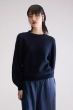 Ameka Crewneck Sweater (252 / W / NAVY) - Image 2