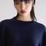 Ameka Crewneck Sweater (252 / W / NAVY)