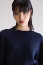Ameka Crewneck Sweater (252 / W / NAVY) - Image 5