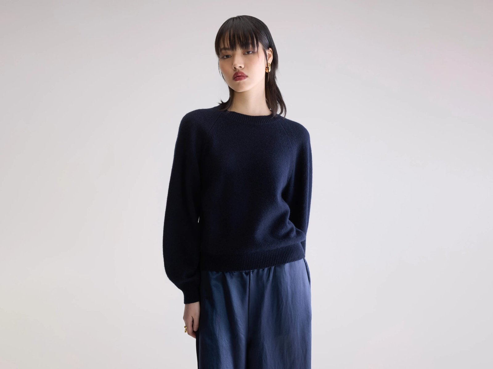 BW25290220K1584U-041_1_80673b25-f936-4514-b93e-ac315ea0199d.jpg Ameka Crewneck Sweater (252 / W / NAVY) - Image 1