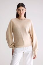 Ameka Crewneck Sweater (252 / W / BEIGE MELANGE) - Image 2