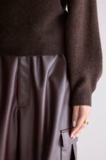 Ameka Crewneck Sweater (252 / W / DARK ROAST) - Image 6