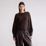 Ameka Crewneck Sweater (252 / W / DARK ROAST)