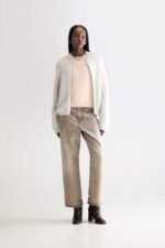 Asedi zip-up cardigan (252 / W / OYSTER) - Image 3