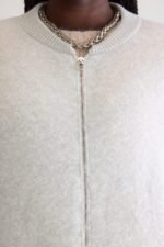Asedi zip-up cardigan (252 / W / OYSTER) - Image 5