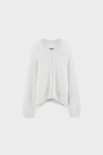 Asedi zip-up cardigan (252 / W / OYSTER) - Image 7