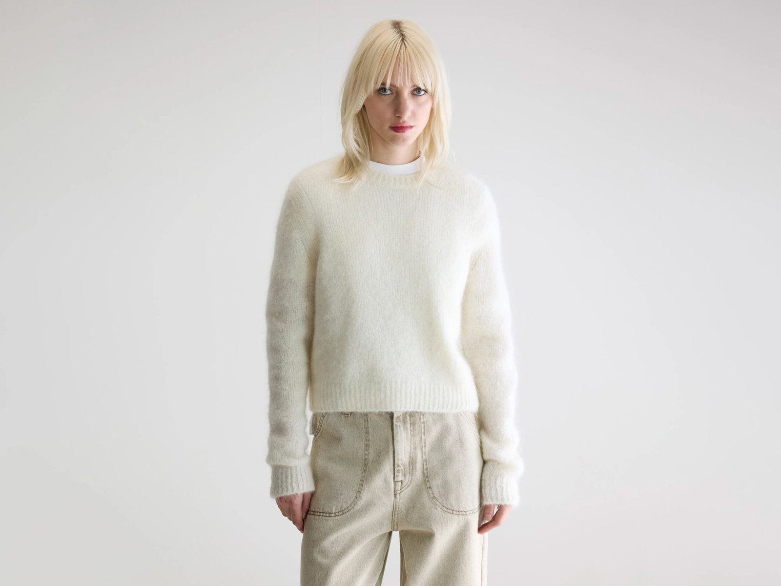 BW25291220K1671U-012_1.jpg Anco crewneck sweater (252 / W / ECRU) - Image 1