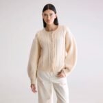 Dico chunky cardigan (252 / W / IVORY)