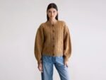 Dico chunky cardigan (252 / W / BISCUIT)