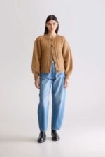 Dico chunky cardigan (252 / W / BISCUIT) - Image 3