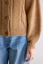 Dico chunky cardigan (252 / W / BISCUIT) - Image 5