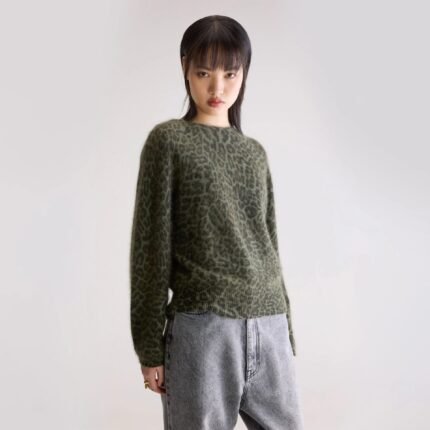 Dioal leopard print sweater (252 / W / COMBO C)