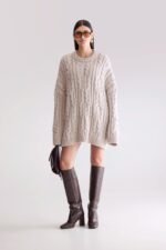 Nesk cable knit sweater  (252 / W / SABLE) - Image 3