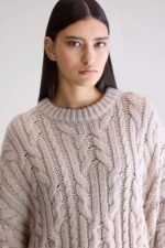 Nesk cable knit sweater  (252 / W / SABLE) - Image 5