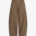 Riveted Pleated Casual Scimitar Pants