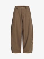 Riveted Pleated Casual Scimitar Pants