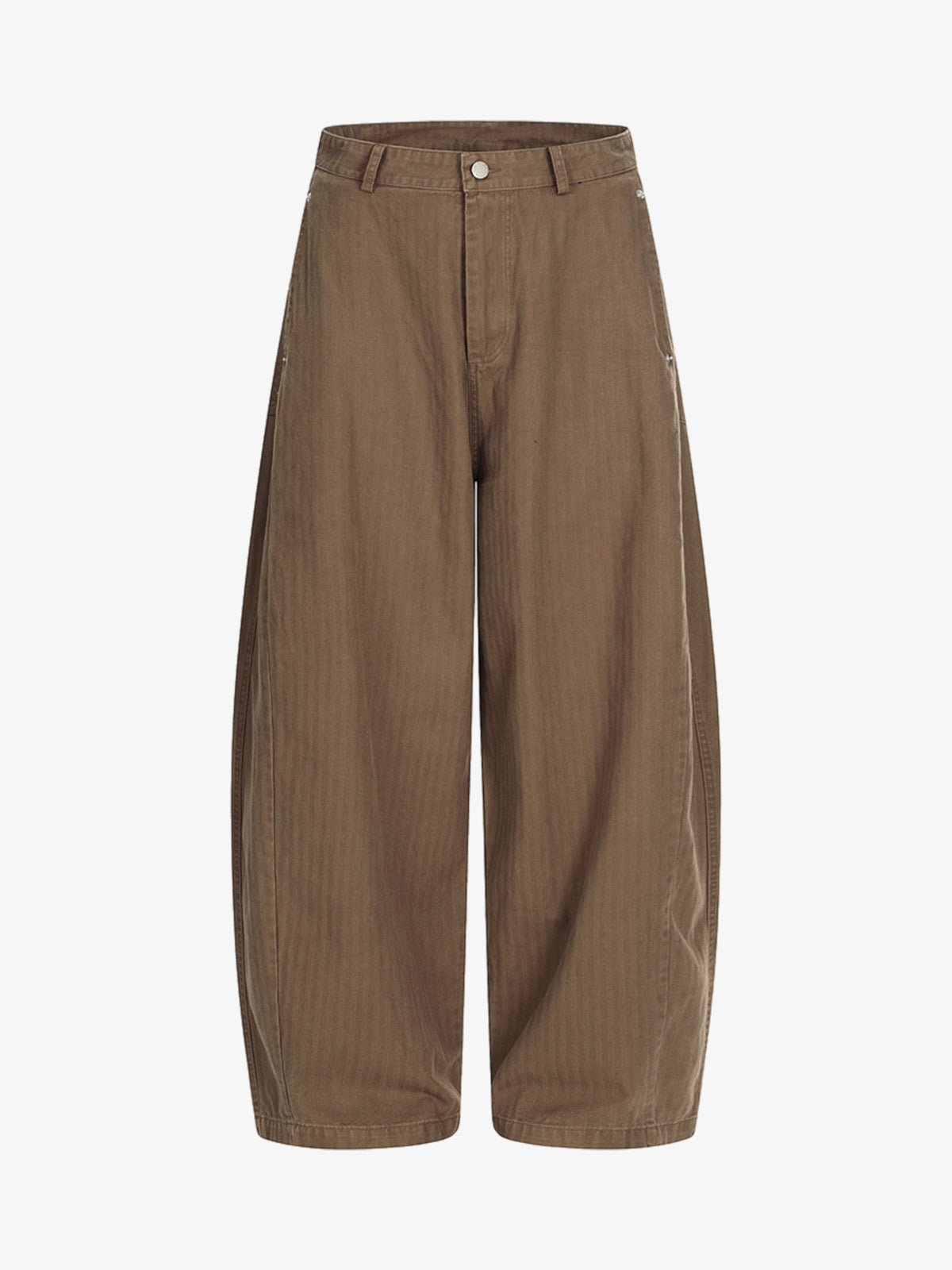 bf27b1b16bae407b9ee10c00b5186ade.jpg Riveted Pleated Casual Scimitar Pants - Image 1