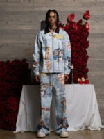 Artistic Renaissance Denim Set - 2484 - Image 3
