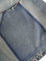 Vintage Patchwork Raw Edge Cropped Jort - Image 9