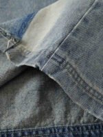 Vintage Patchwork Raw Edge Cropped Jort - Image 12
