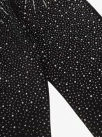 Retro Denim Full Rhinestone Design Baggy Jeans - Image 6