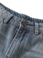 Vintage Patchwork Raw Edge Cropped Jort - Image 6