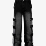 Street Stripe Paneled Work Jeans