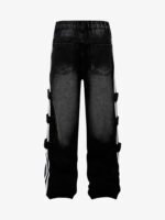 Street Stripe Paneled Work Jeans - Image 2