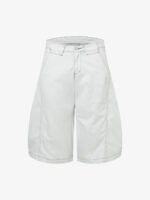 Deconstructed Split Contrast Stitching Scimitar Jorts - Image 5