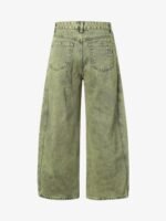 Washed Distressed Ripped Barrel Jeans - Image 3