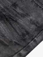 Retro Hand-Brushed Glitter Flare Jeans - Image 4