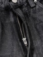 Retro Hand-Brushed Glitter Flare Jeans - Image 6