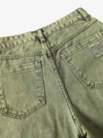 Washed Distressed Ripped Barrel Jeans - Image 6