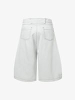 Deconstructed Split Contrast Stitching Scimitar Jorts - Image 6