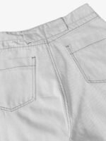 Deconstructed Split Contrast Stitching Scimitar Jorts - Image 9